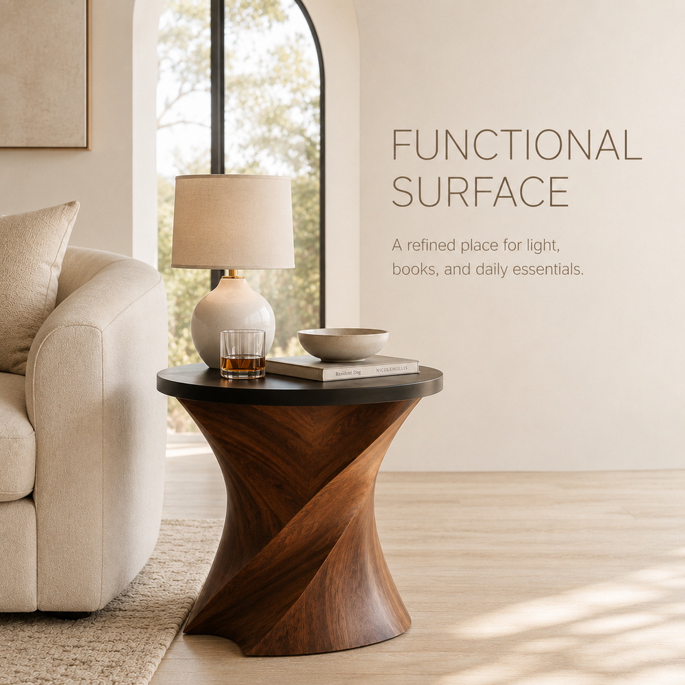 Orin Organic Modern Side Table - Design 011 - product image 07