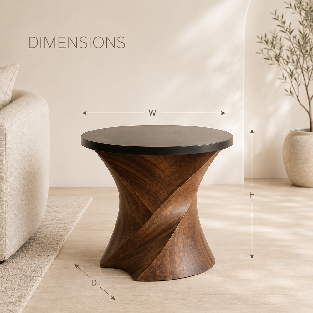 Orin Organic Modern Side Table - Design 011 - product image 08