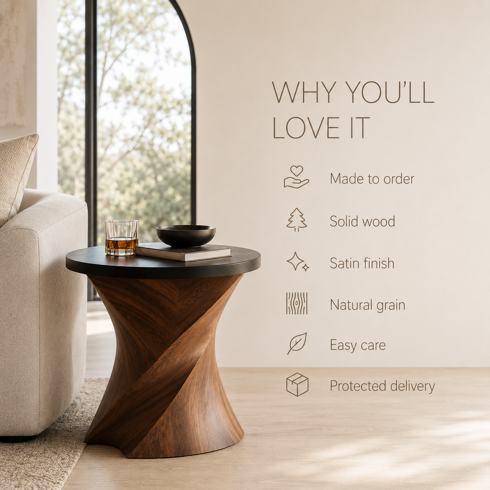 Orin Organic Modern Side Table - Design 011 - product image 09
