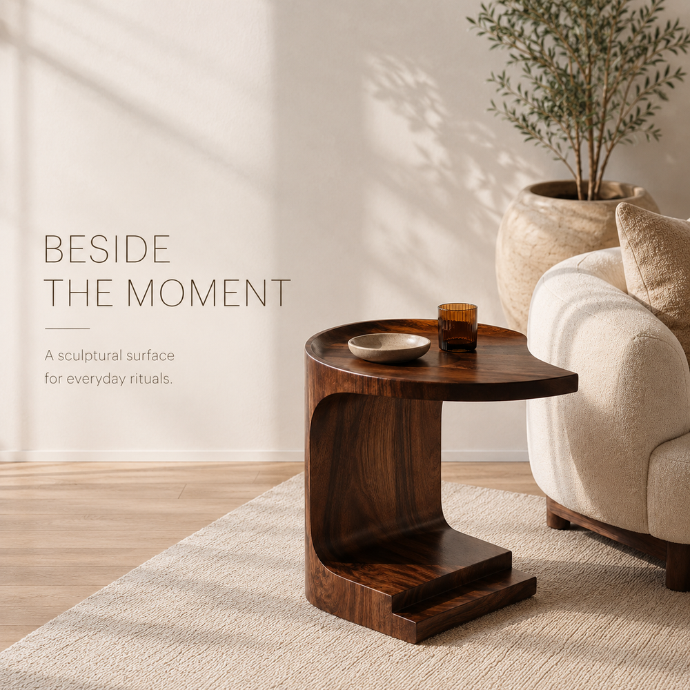Selene Rounded Side Table - Design 012 - product image 02