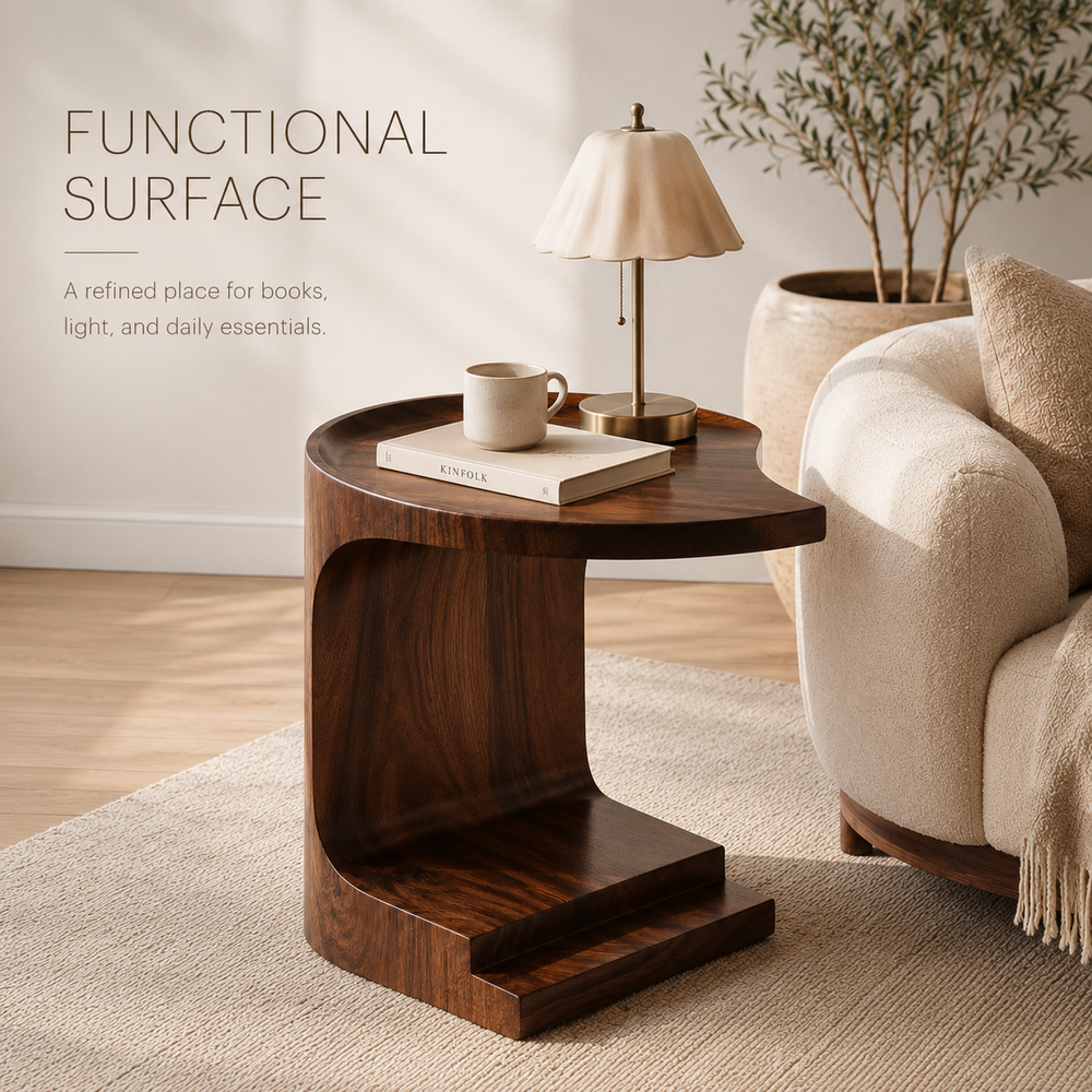 Selene Rounded Side Table - Design 012 - product image 07