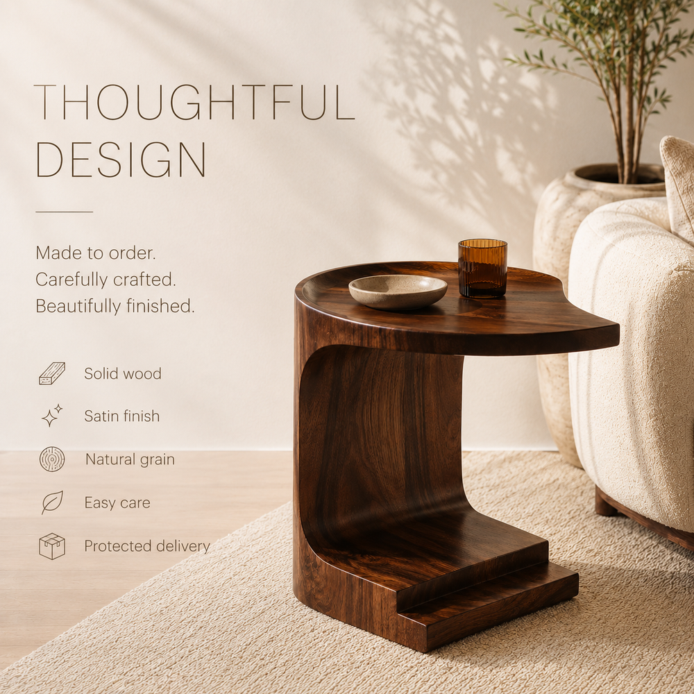 Selene Rounded Side Table - Design 012 - product image 09