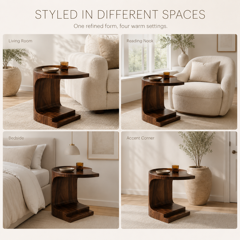 Selene Rounded Side Table - Design 012 - product image 10