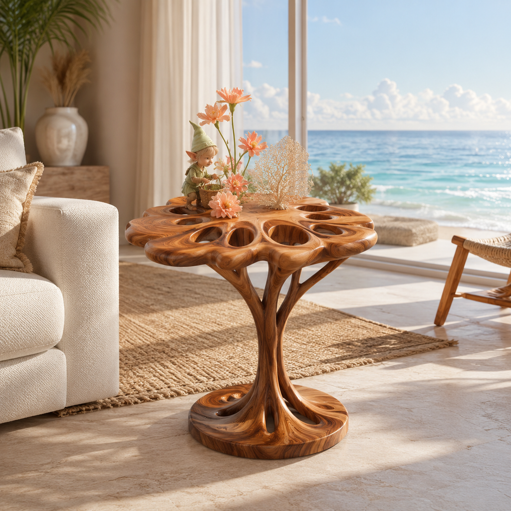 Aurelle Flow Side Table - Design 014 - main view