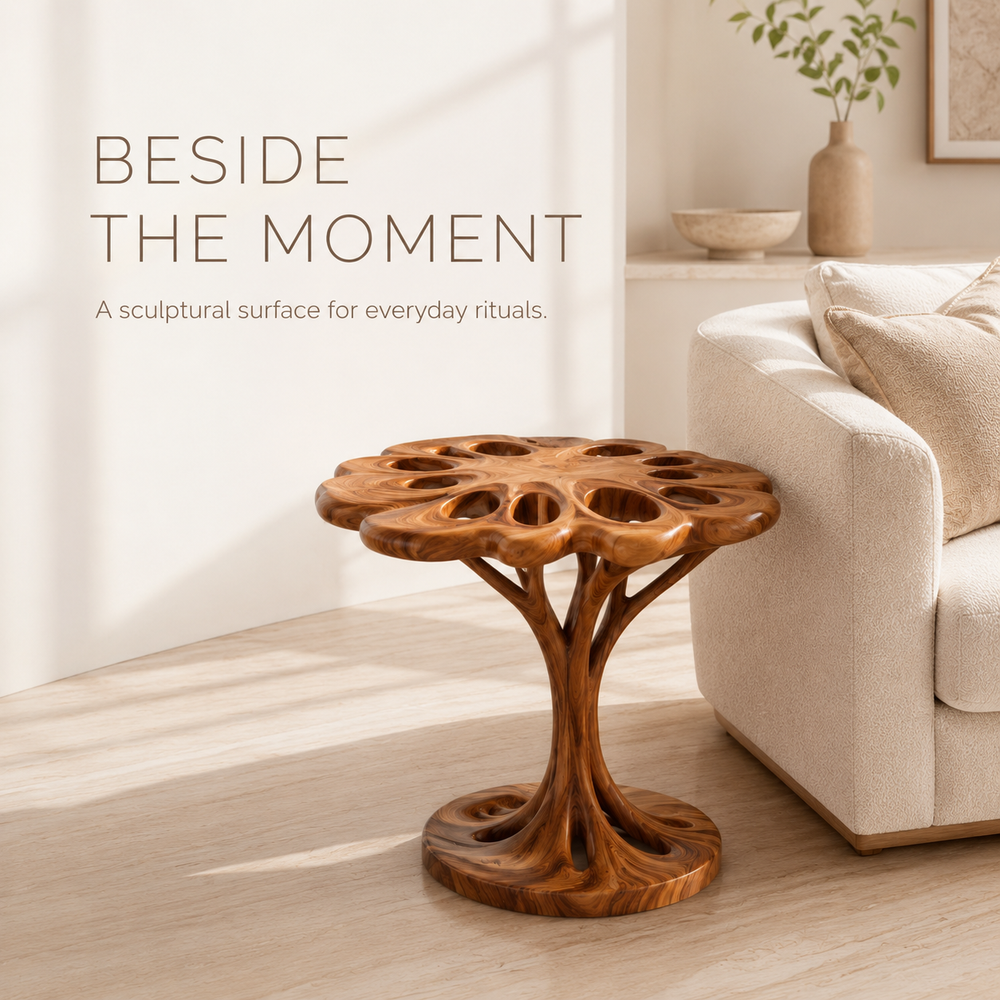 Aurelle Flow Side Table - Design 014 - product image 02