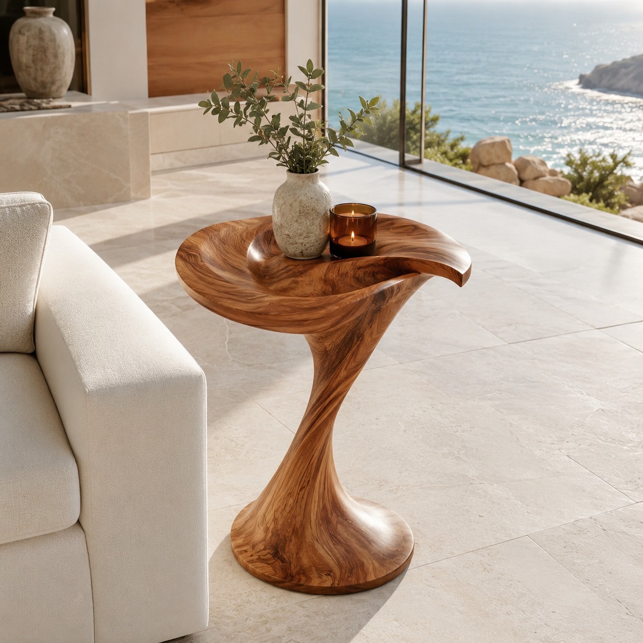 Talia Soft Edge End Table - Design 015 - main view