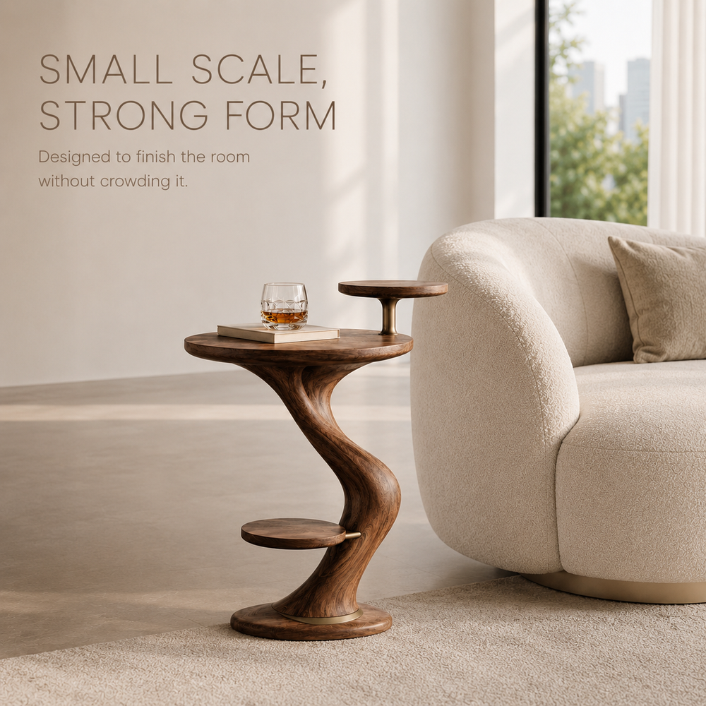 Vale Sculptural Side Table - Design 016 - product image 04