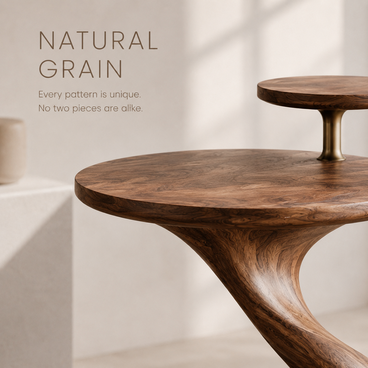 Vale Sculptural Side Table - Design 016 - product image 05