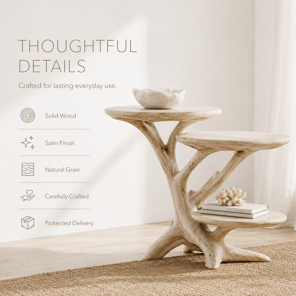 Celine Warm Modern End Table - Design 018 - product image 03