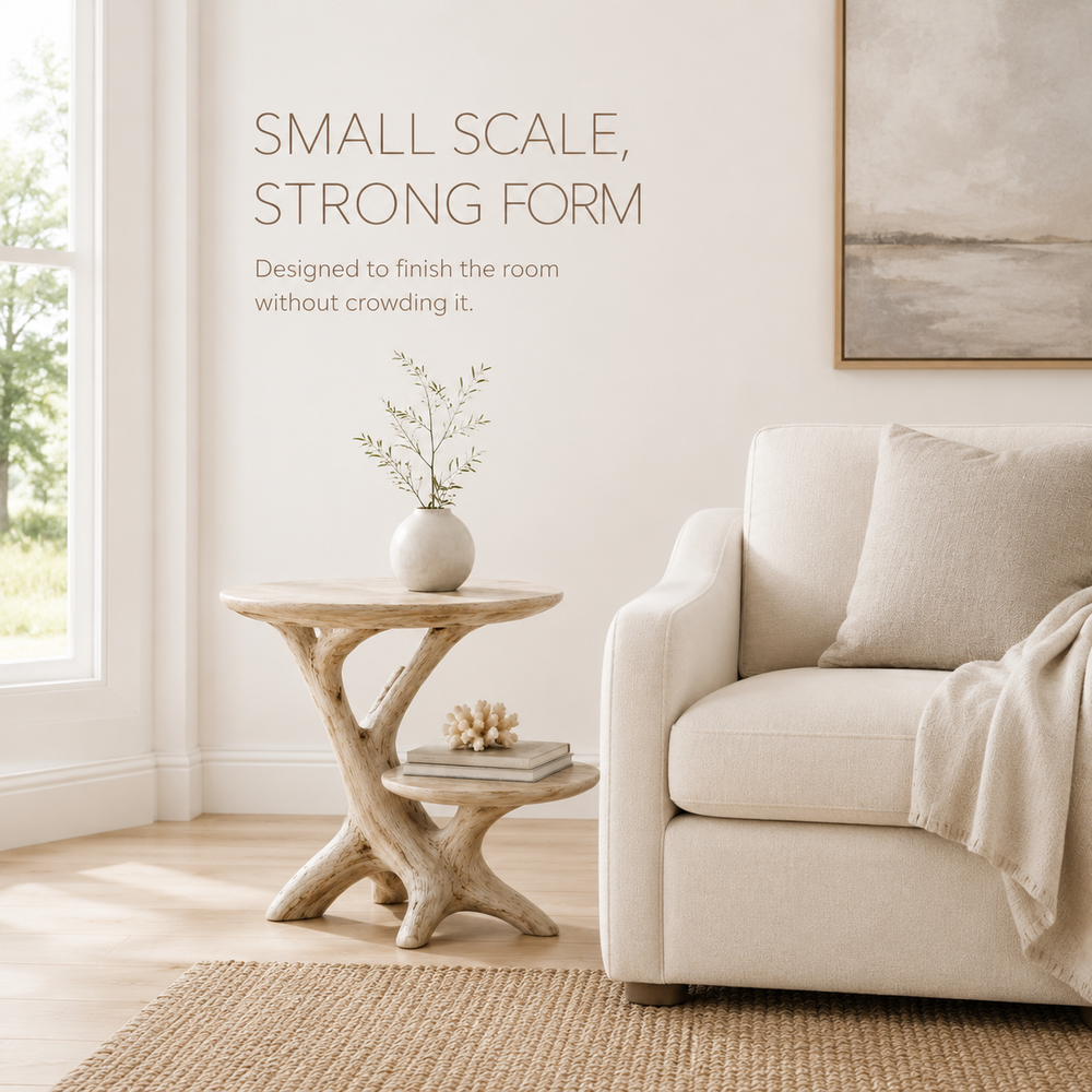 Celine Warm Modern End Table - Design 018 - product image 04
