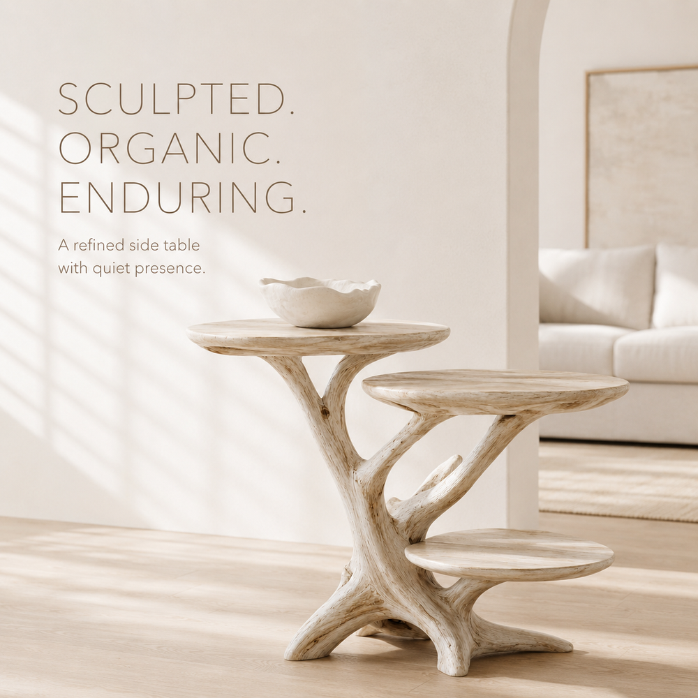 Celine Warm Modern End Table - Design 018 - product image 06