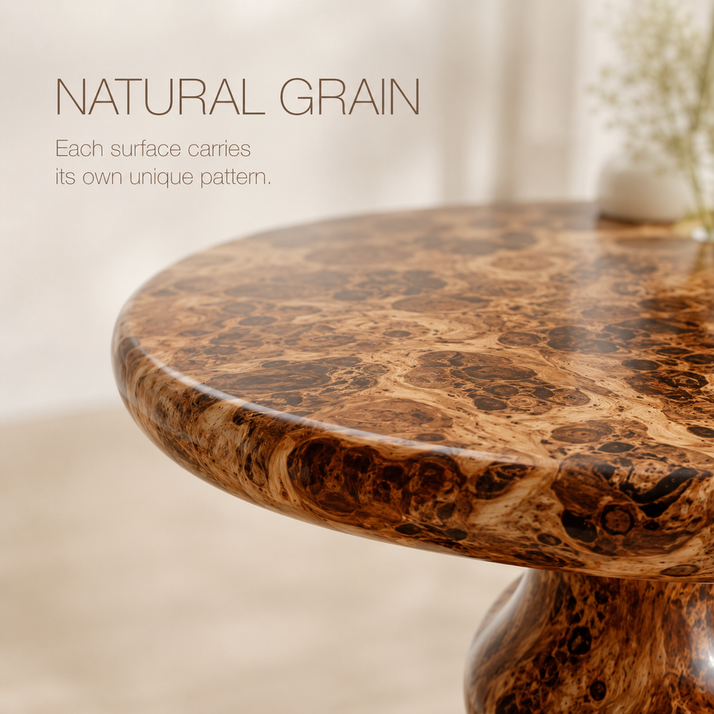 Alden Curved Wood Side Table - Design 019 - product image 05