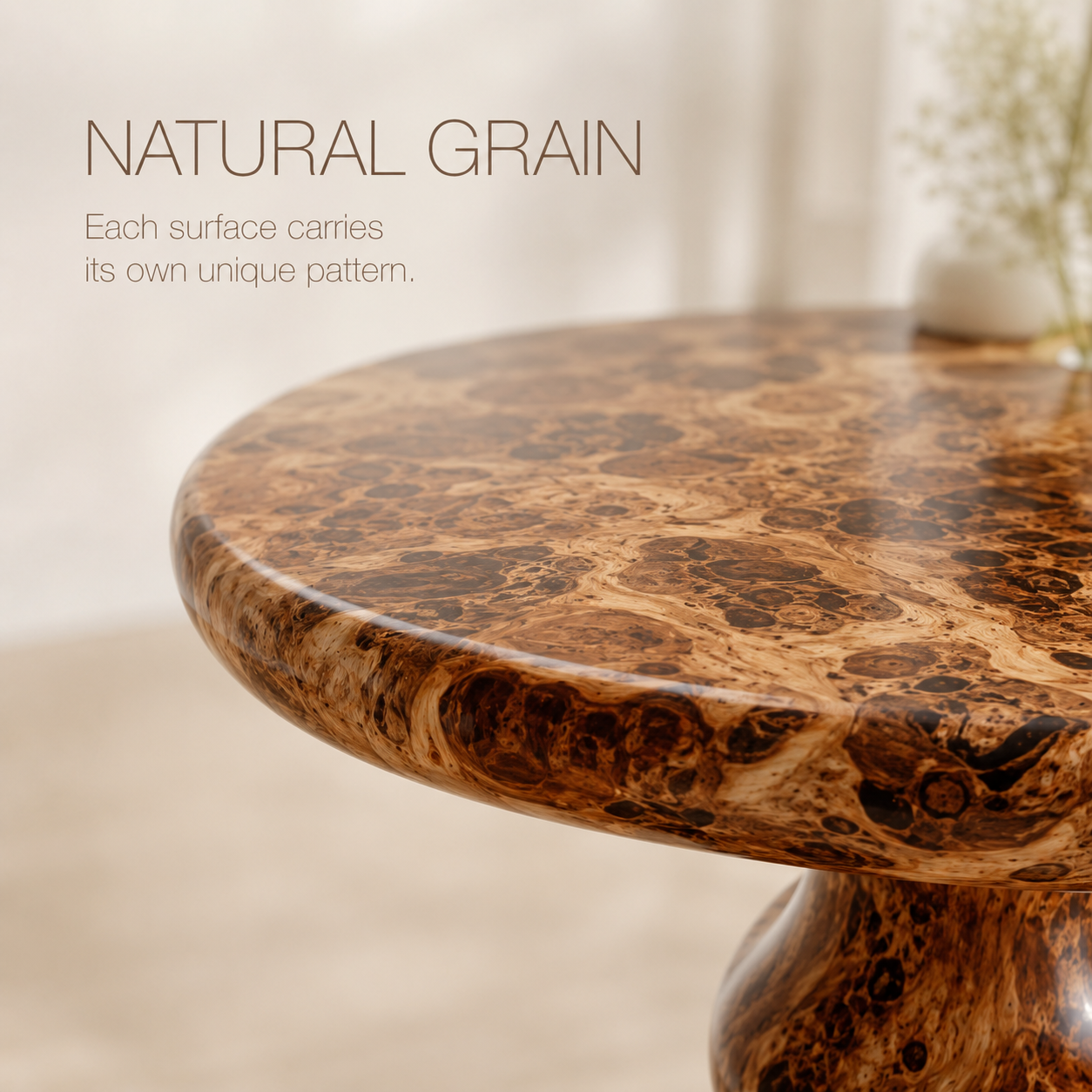 Alden Curved Wood Side Table - Design 019 - product image 05