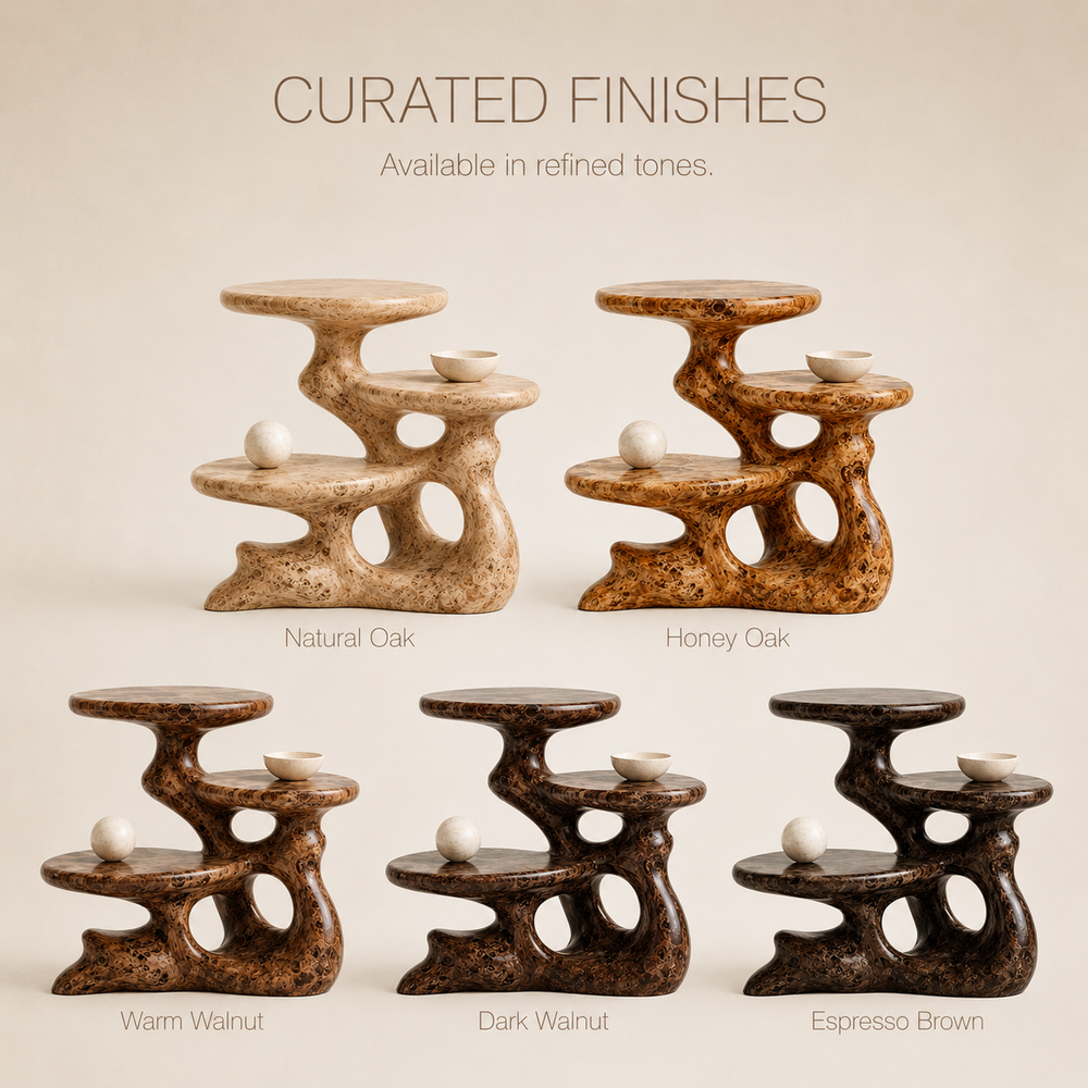 Alden Curved Wood Side Table - Design 019 - product image 11