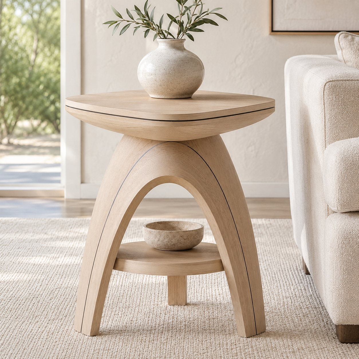 Arden Sculptural Side Table - Design 021 - product image 02
