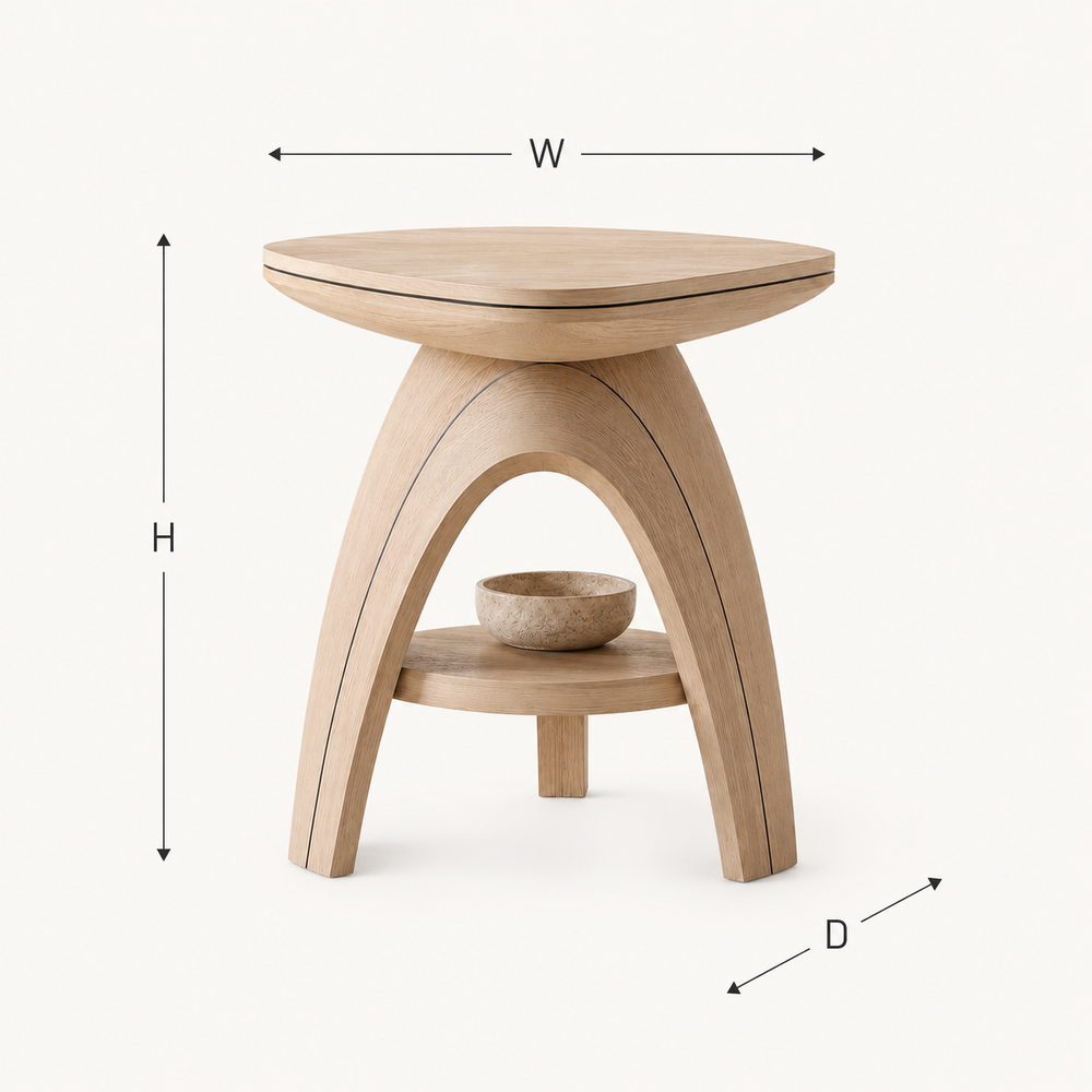Arden Sculptural Side Table - Design 021 - product image 08