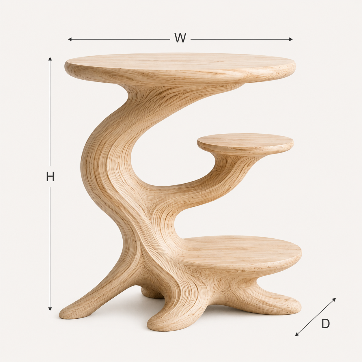 Calder Curved End Table - Design 023 - product image 06