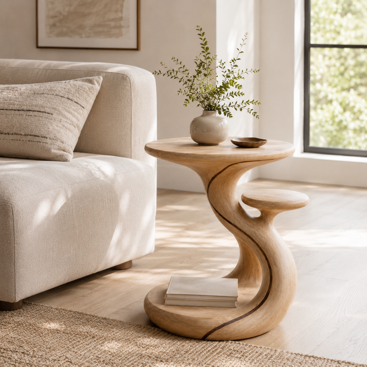 Soren Solid Wood Side Table - Design 024 - product image 04