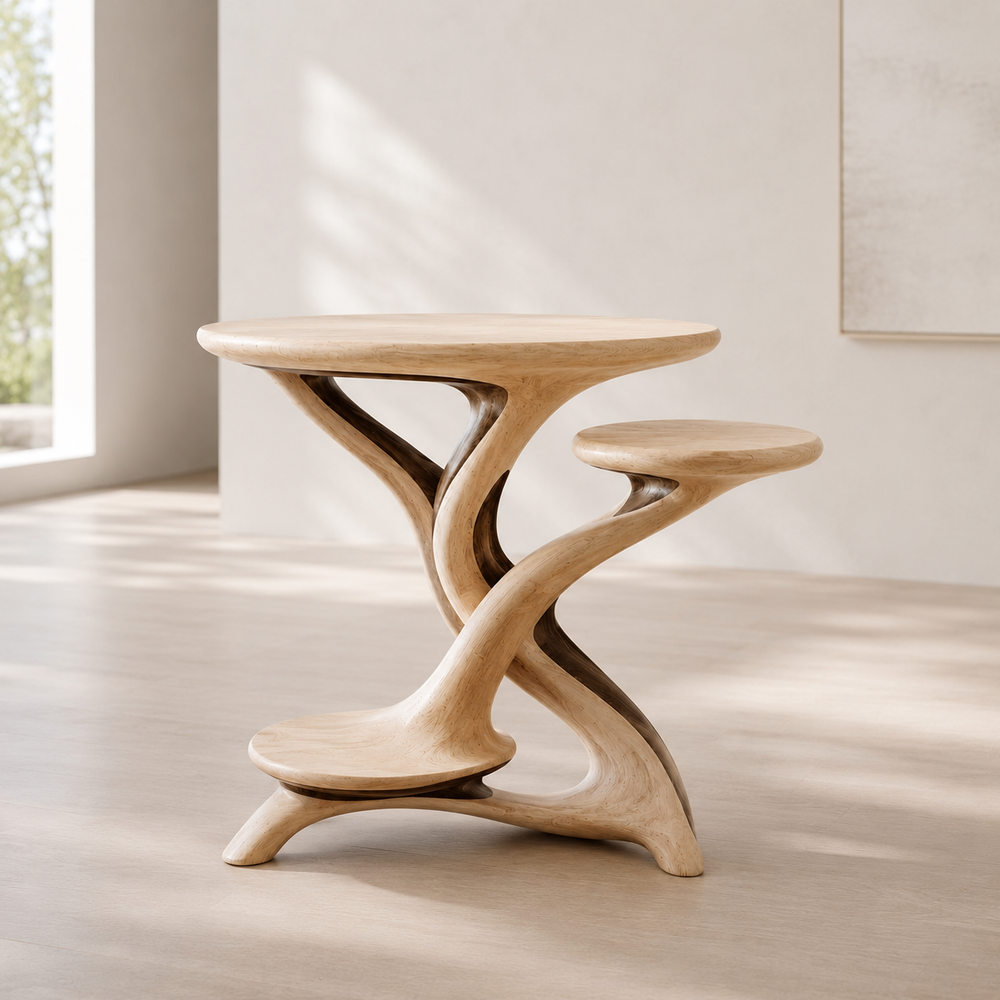Elara Rounded Accent Table - Design 025 - product image 02
