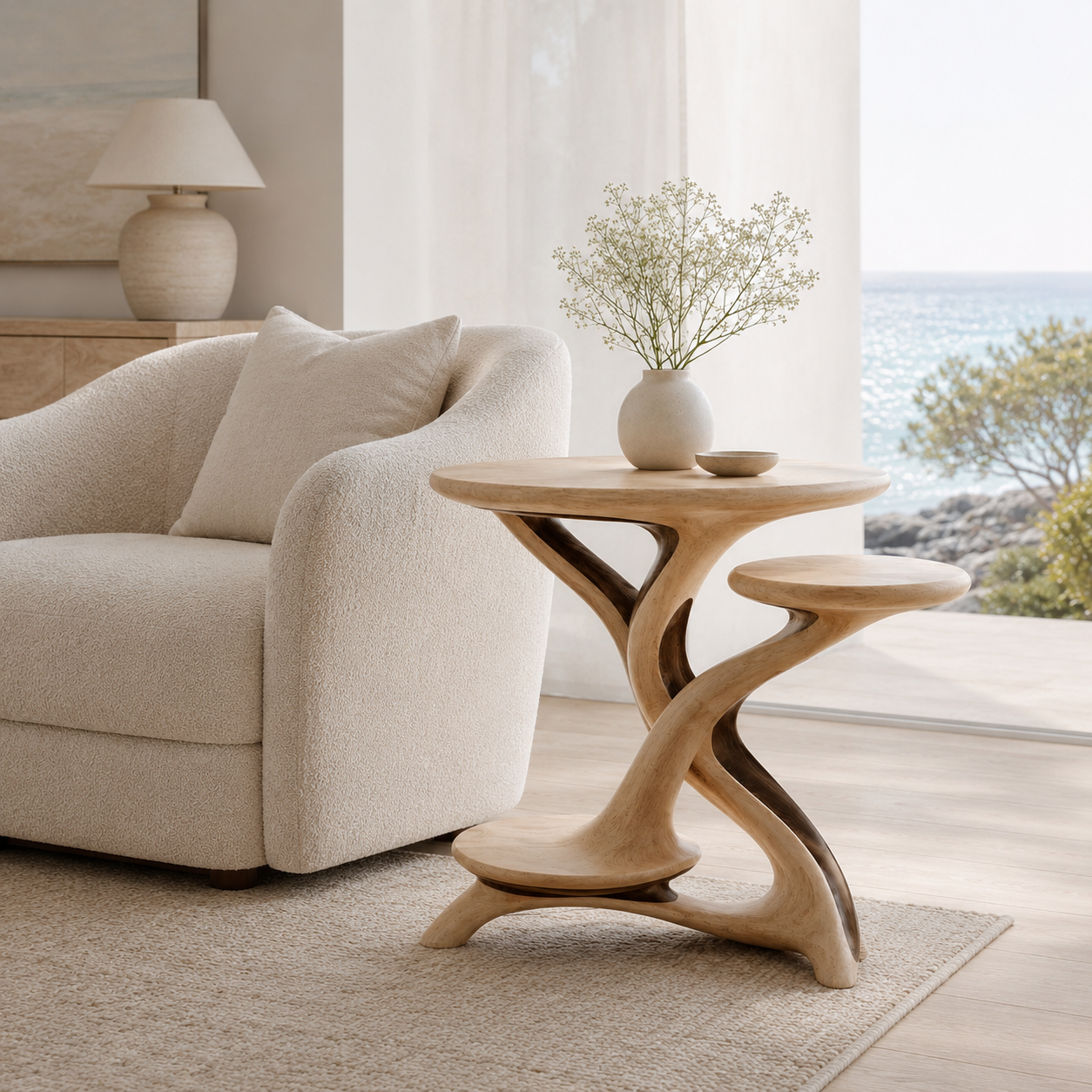 Elara Rounded Accent Table - Design 025 - product image 03