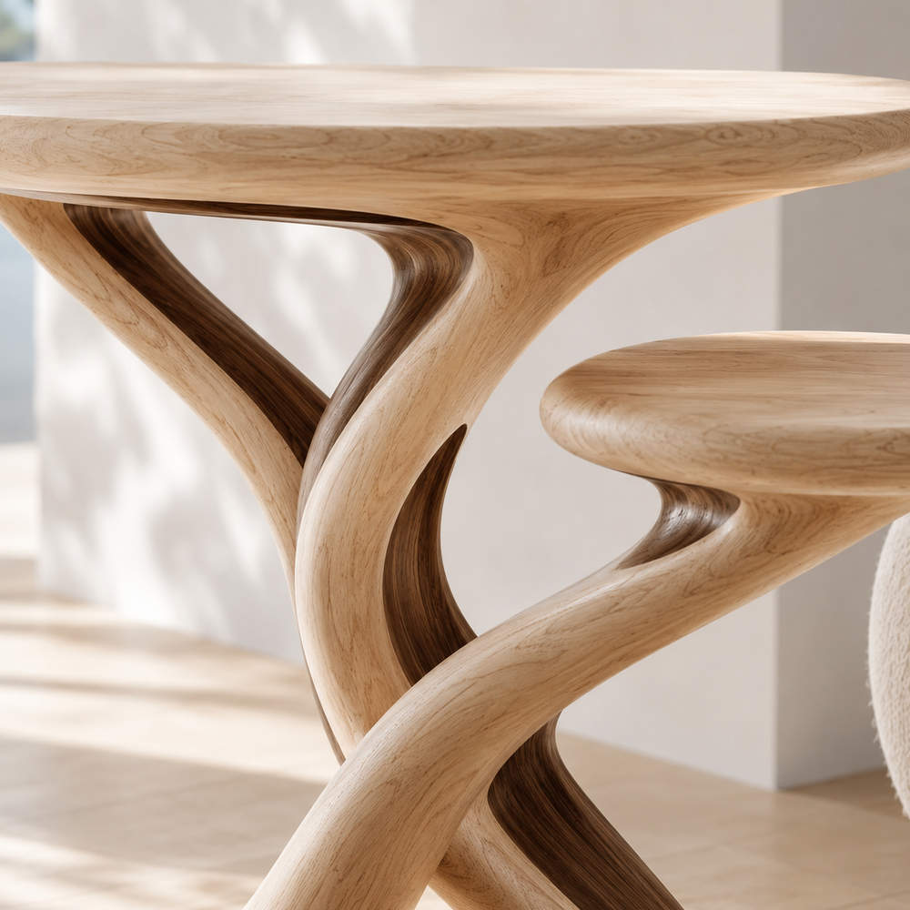 Elara Rounded Accent Table - Design 025 - product image 05