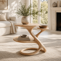 Liora Warm Wood Side Table - Design 028 - product image 02