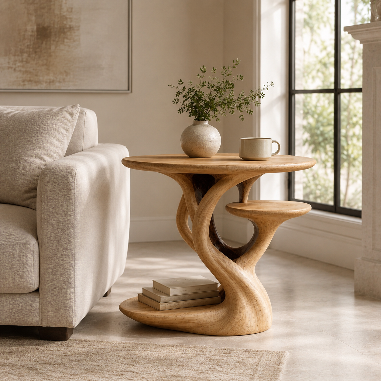 Arden Sculptural Side Table - Design 029 - product image 04