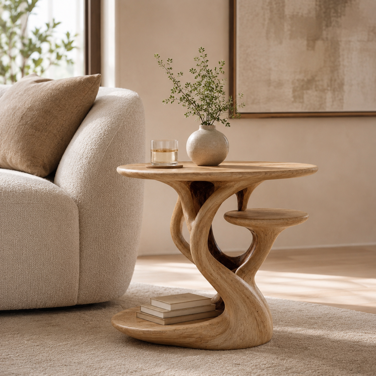 Arden Sculptural Side Table - Design 029 - product image 07