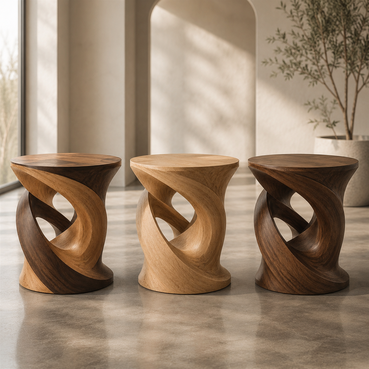 Calder Curved End Table - Design 031 - product image 09