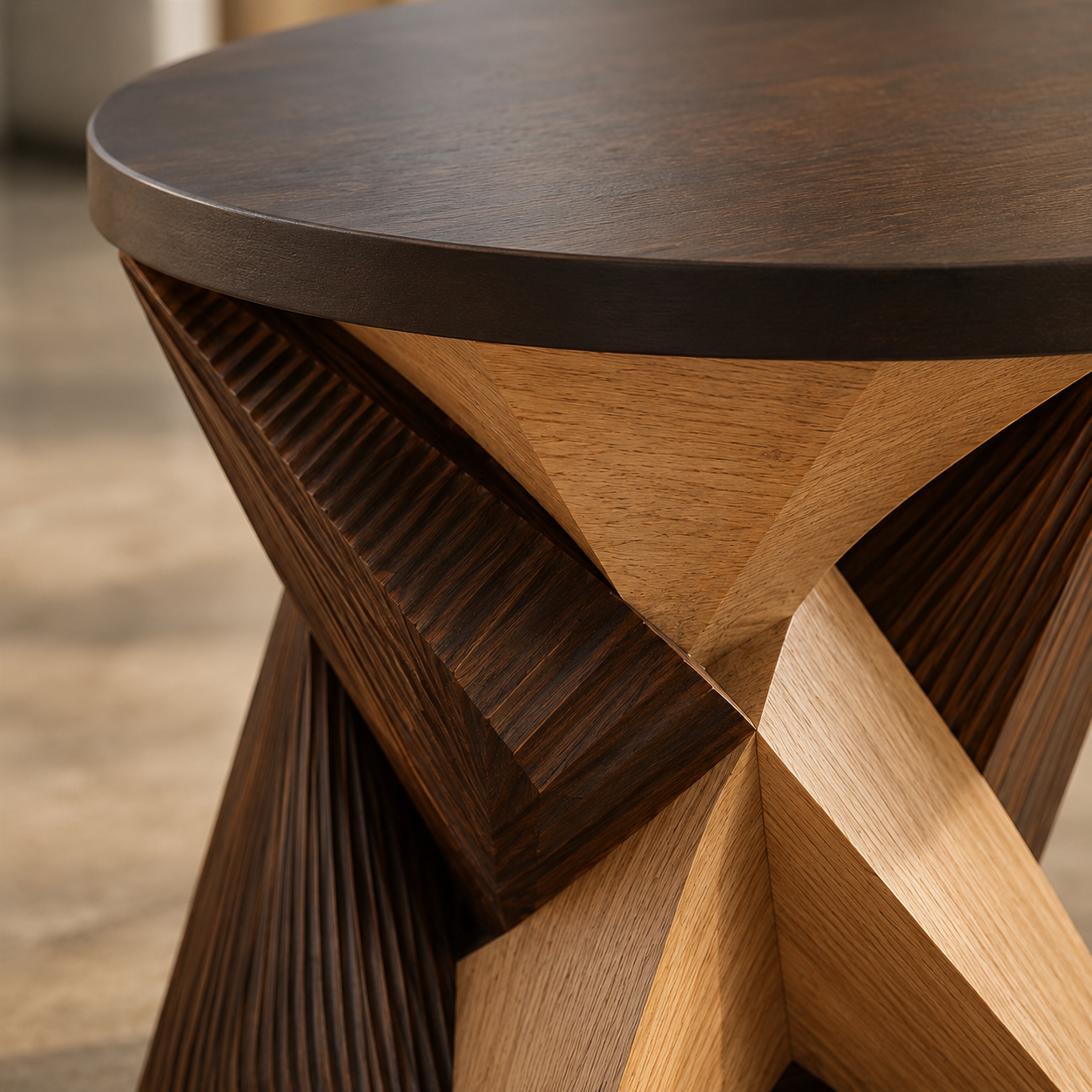Soren Solid Wood Side Table - Design 032 - product image 05