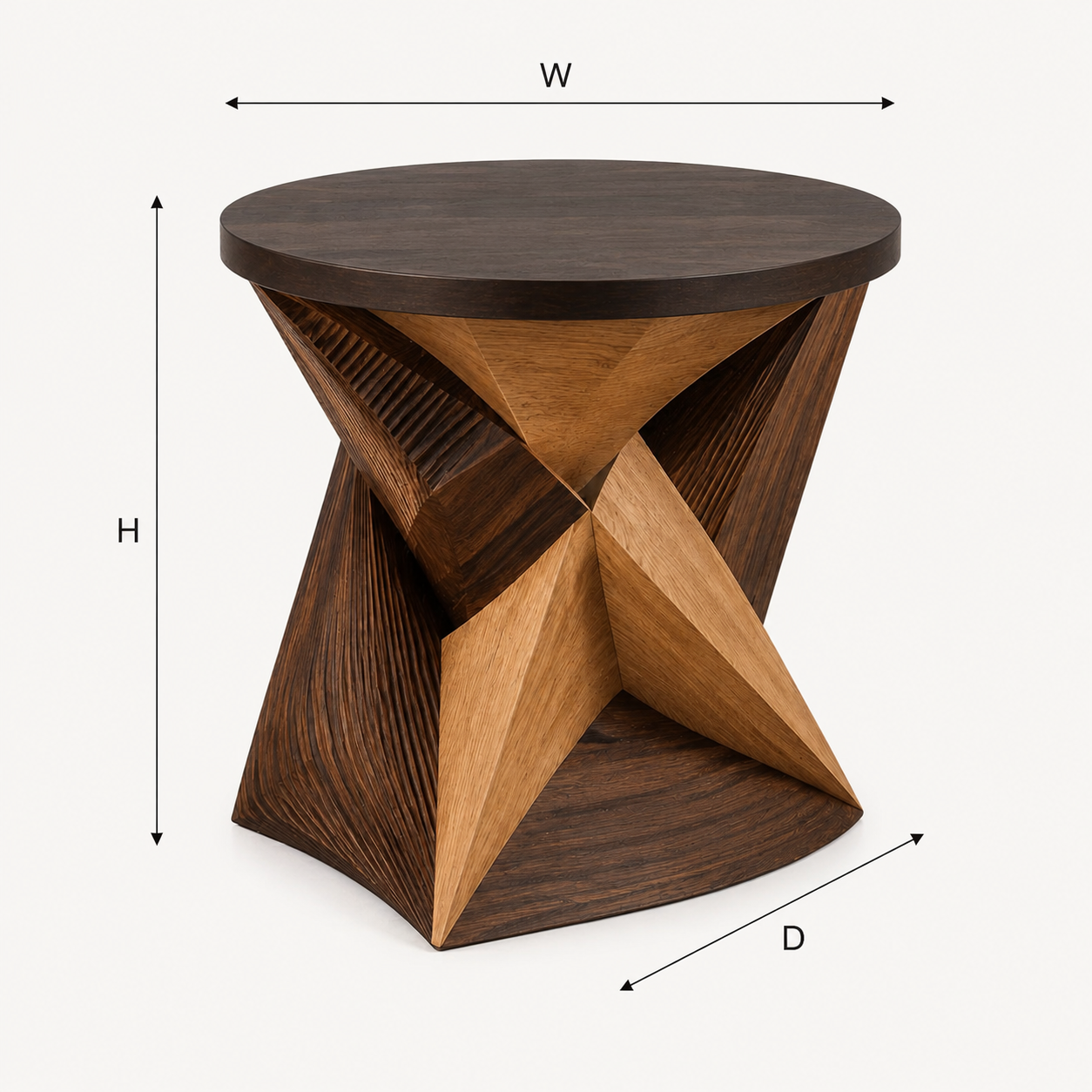 Soren Solid Wood Side Table - Design 032 - product image 08