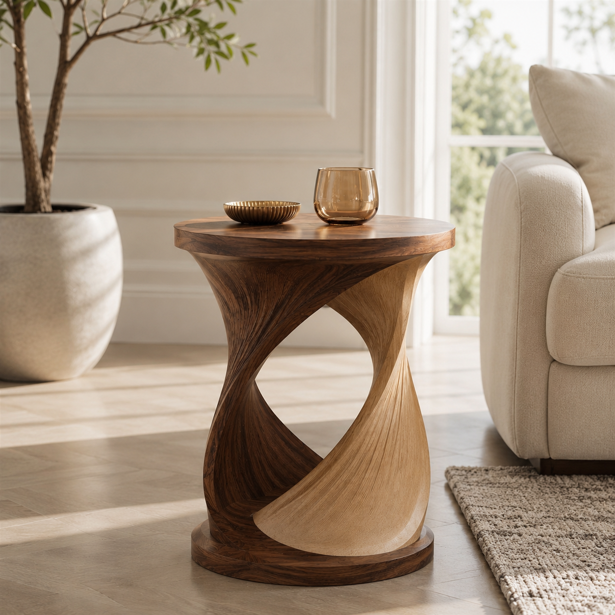 Elara Rounded Accent Table - Design 033 - product image 03