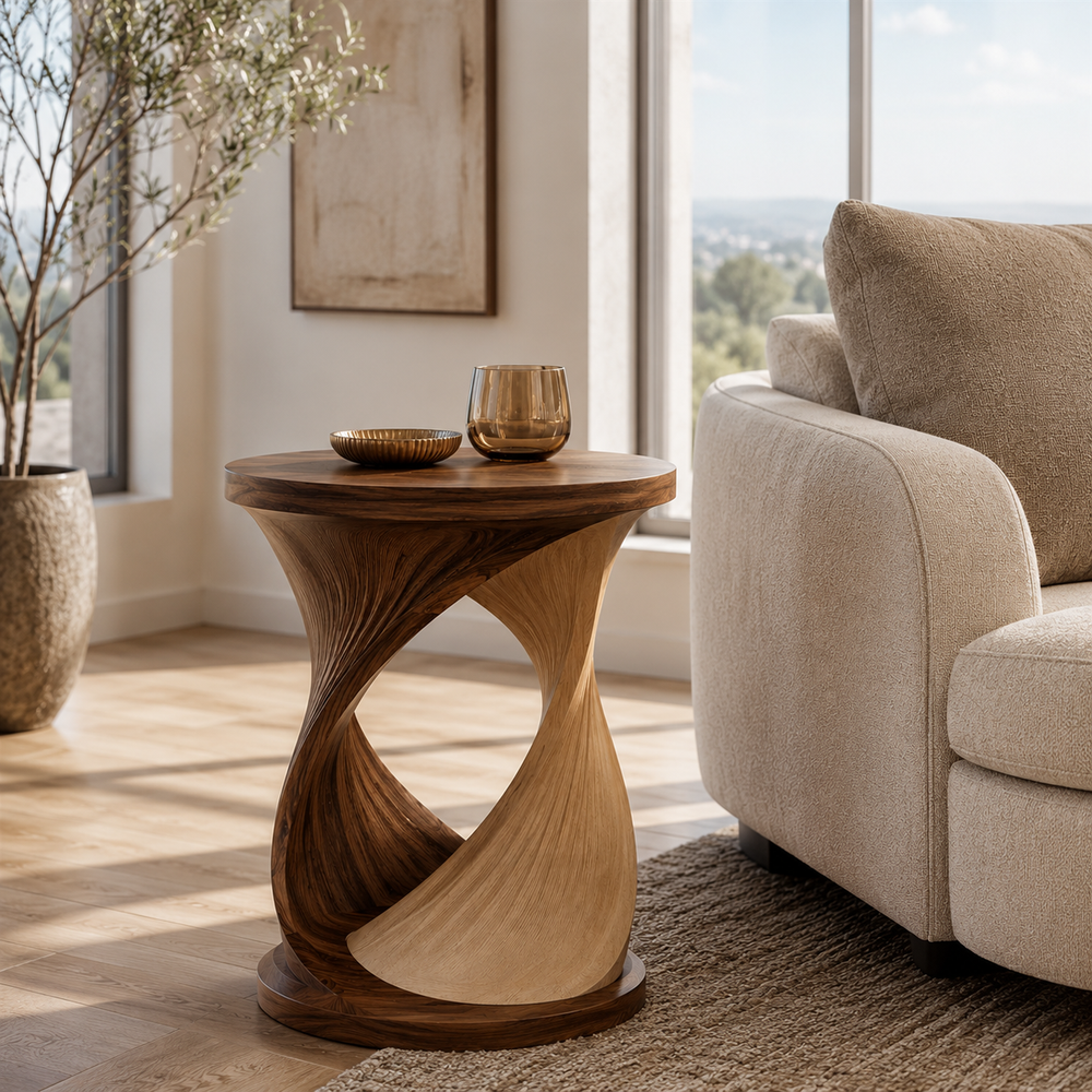 Elara Rounded Accent Table - Design 033 - product image 04