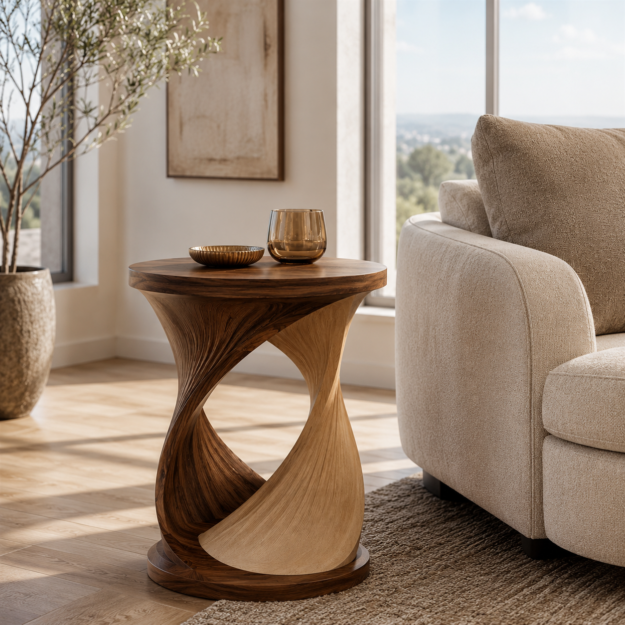 Elara Rounded Accent Table - Design 033 - product image 04
