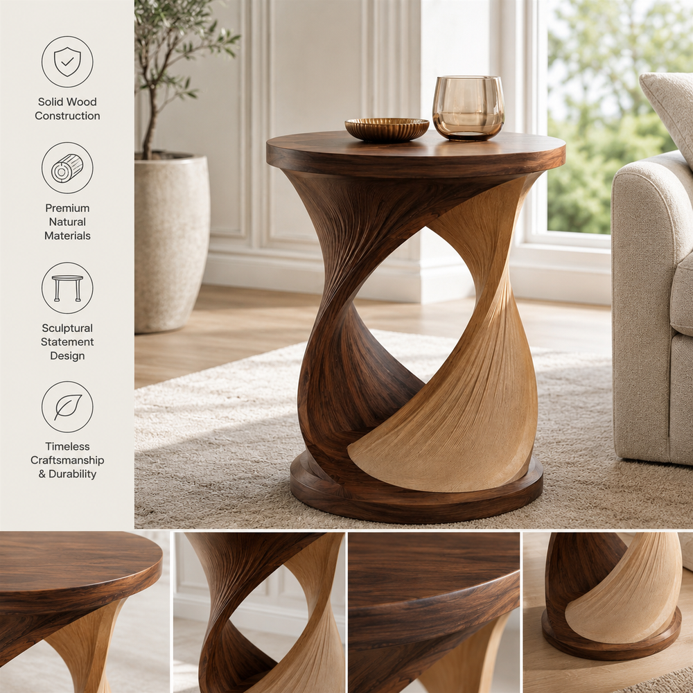 Elara Rounded Accent Table - Design 033 - product image 09