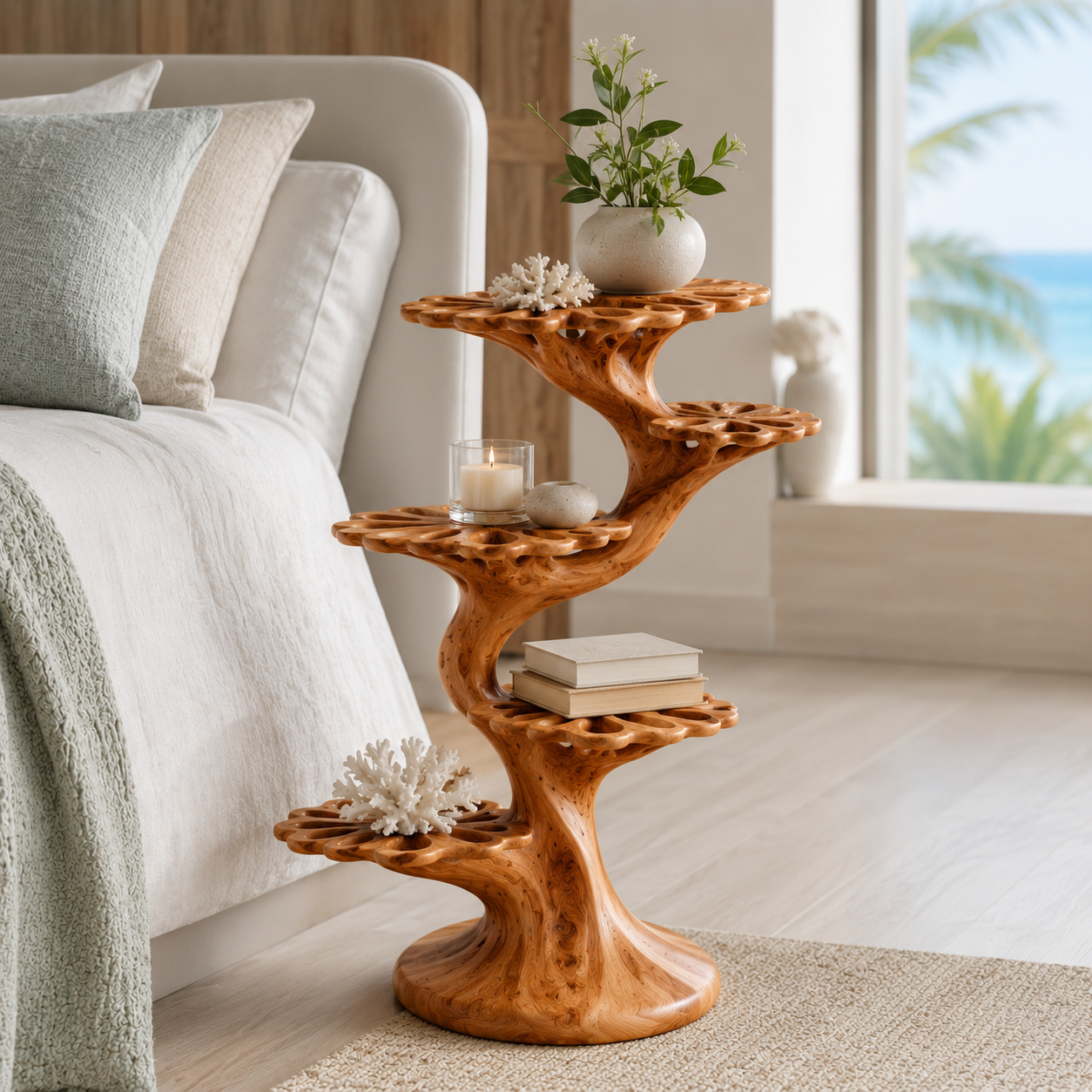 Elara Rounded Accent Table - Design 041 - main view
