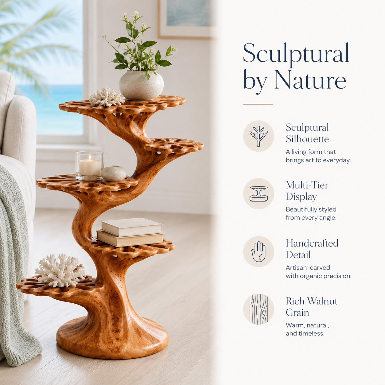 Elara Rounded Accent Table - Design 041 - product image 09