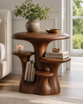 Liora Warm Wood Side Table - Design 044 - main view