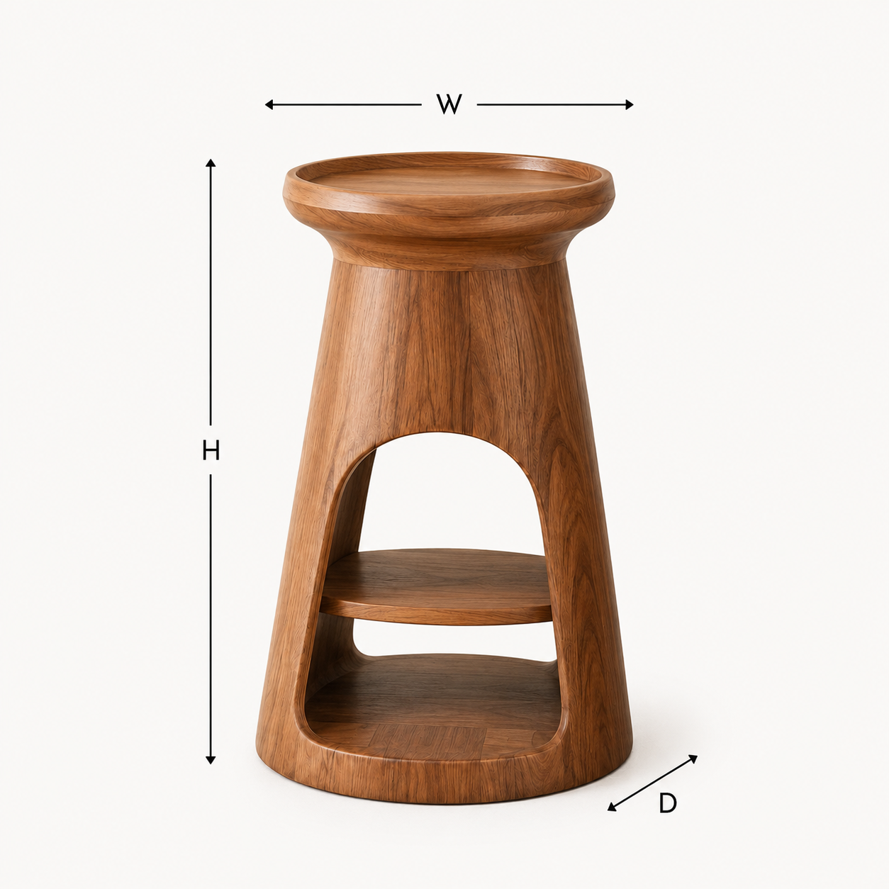 Arden Sculptural Side Table - Design 045 - product image 08