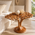 Mira Organic Wood Side Table - Design 046 - main view
