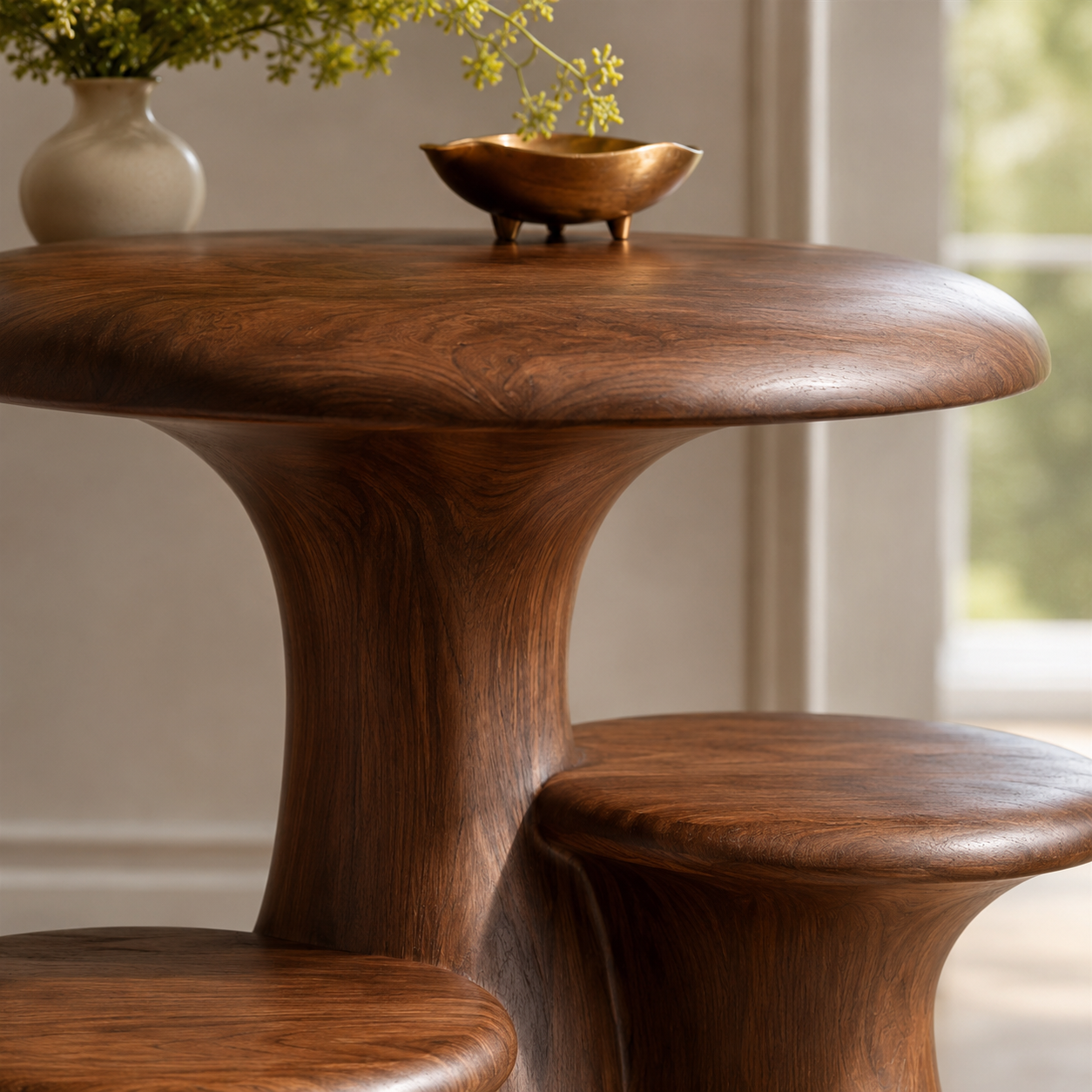 Soren Solid Wood Side Table - Design 048 - product image 05