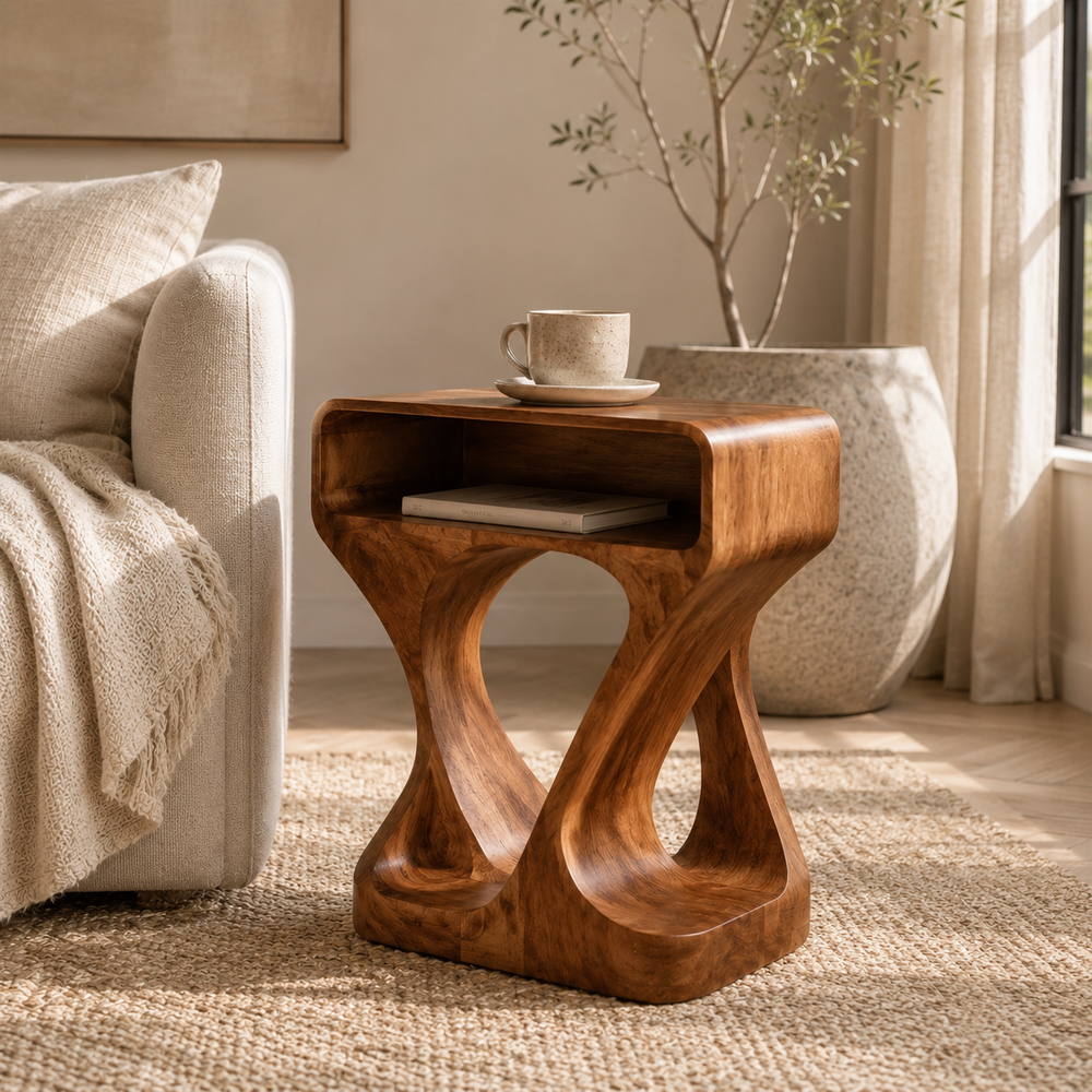 Elara Rounded Accent Table - Design 049 - product image 02
