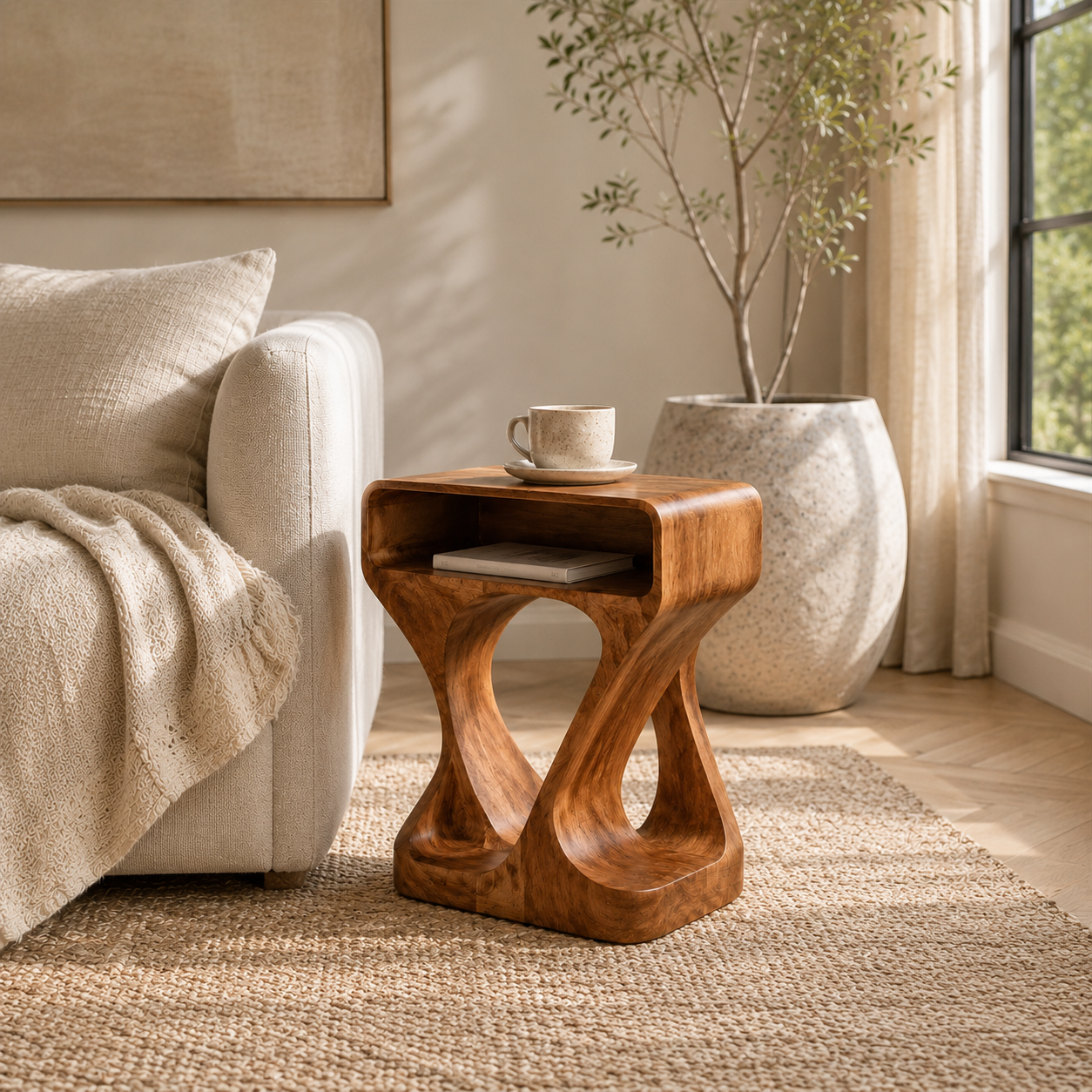 Elara Rounded Accent Table - Design 049 - product image 04