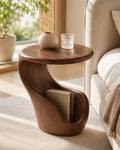 Liora Warm Wood Side Table - Design 052 - main view
