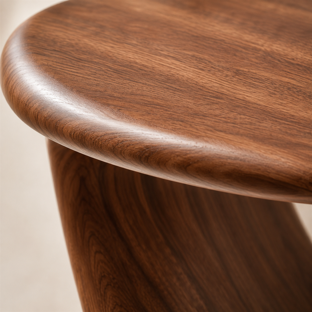 Liora Warm Wood Side Table - Design 052 - product image 05