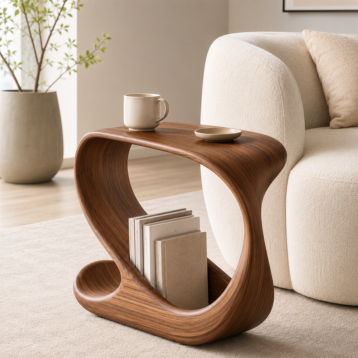 Arden Sculptural Side Table - Design 053 - product image 03