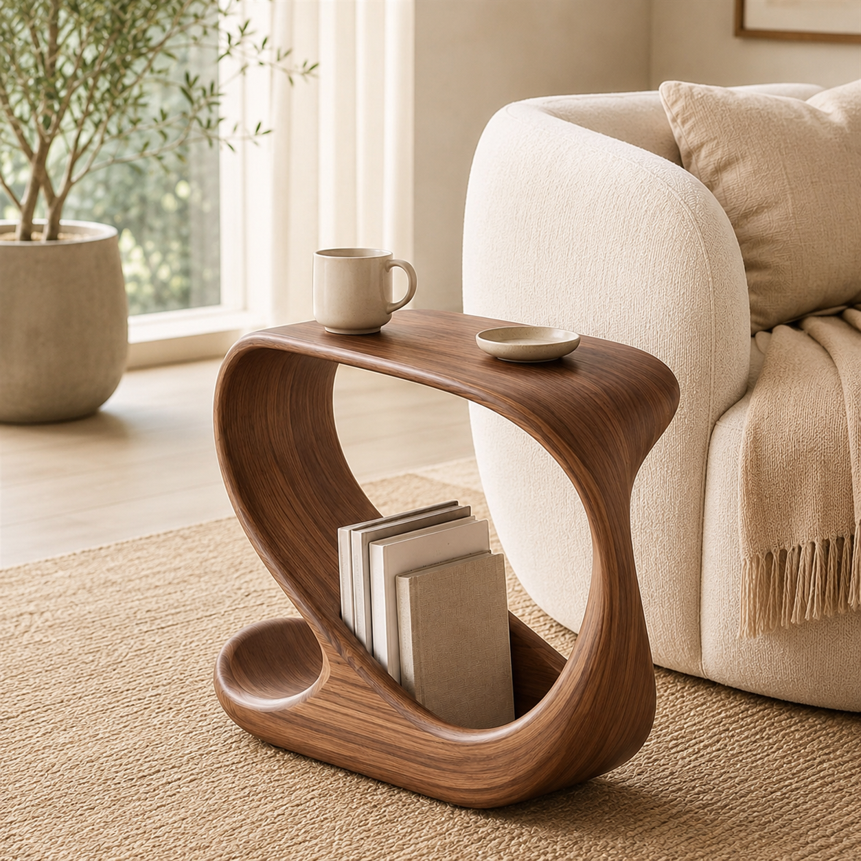 Arden Sculptural Side Table - Design 053 - product image 04