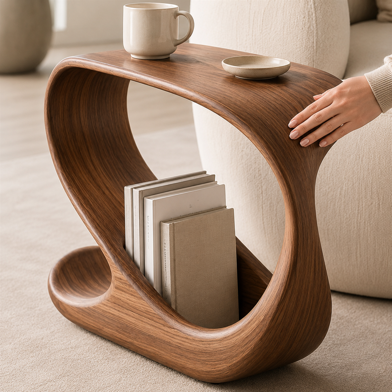 Arden Sculptural Side Table - Design 053 - product image 06