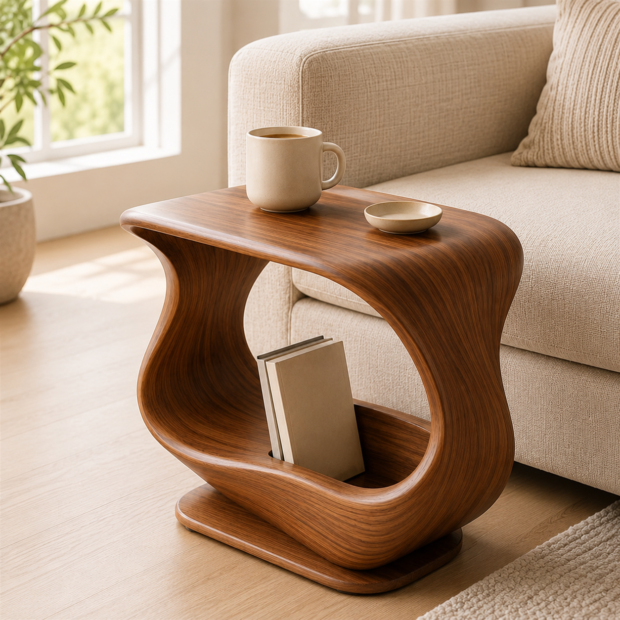 Calder Curved End Table - Design 055 - product image 02