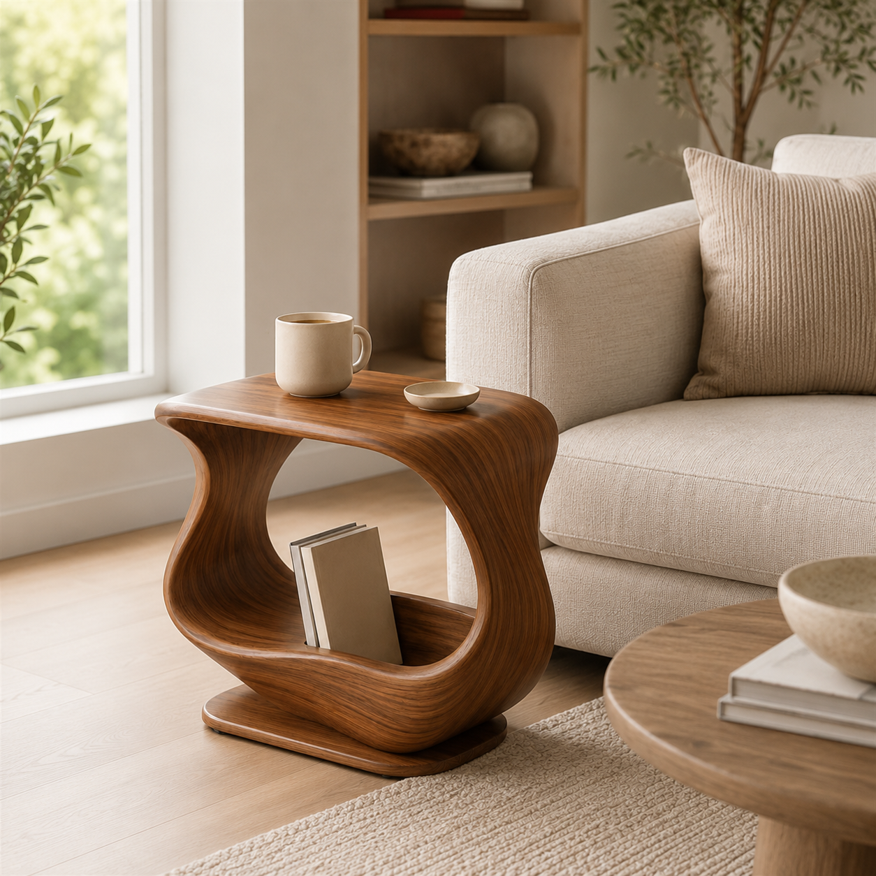 Calder Curved End Table - Design 055 - product image 04